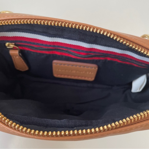Tommy Hilfiger Logo Signature Convertible Belt Bag Tan Mini Crossbody - Picture 13 of 15